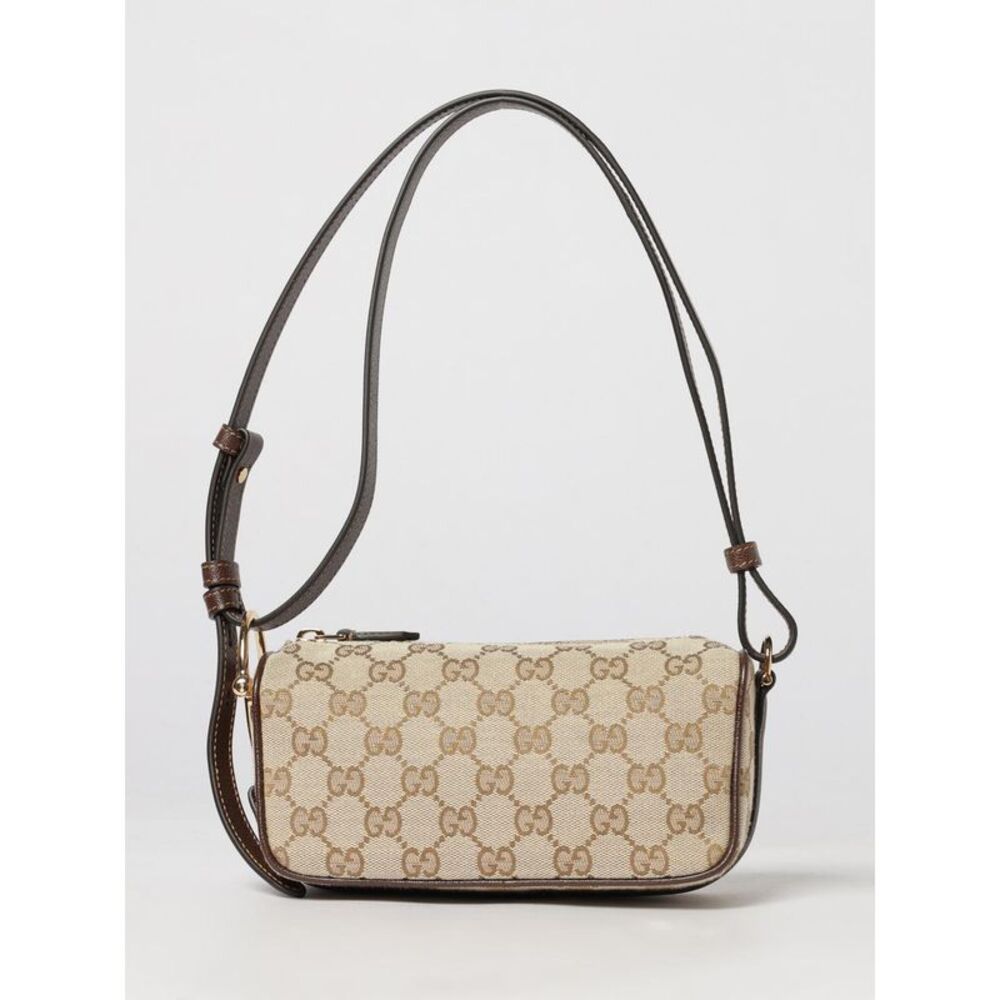 Gucci Gg Monogram Jacquard Cotton Mini Shoulder Bag